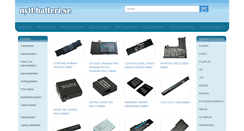 Desktop Screenshot of nytt-batteri.se